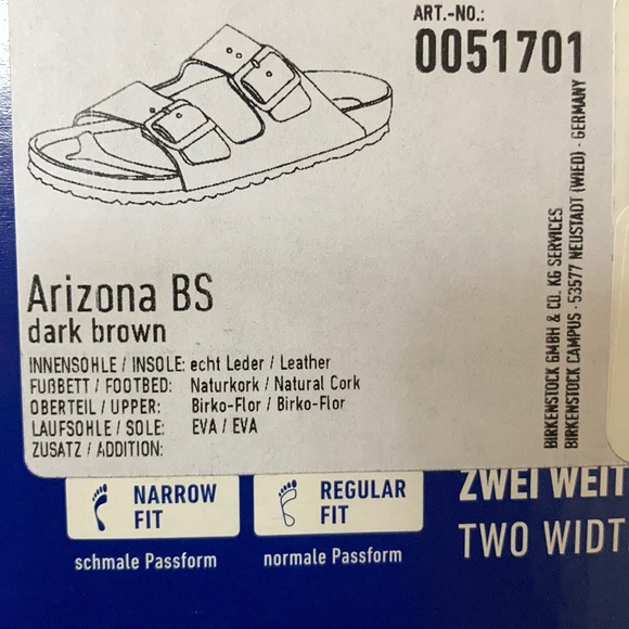 Birkenstock Arizona Brown Leather Slides Sandals - Picture 8 of 16